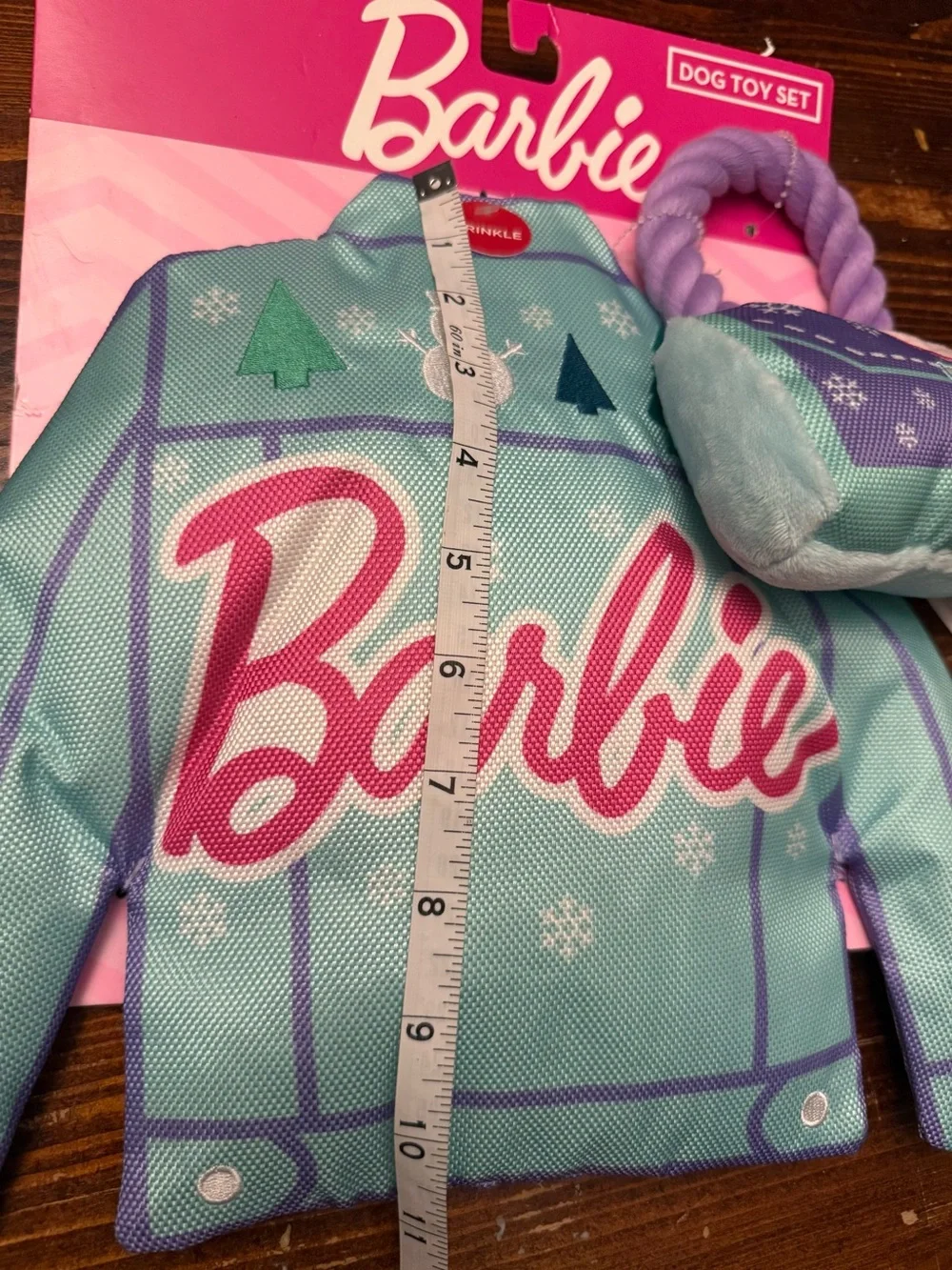 Barbie Mint Green and Purple Dog Toy